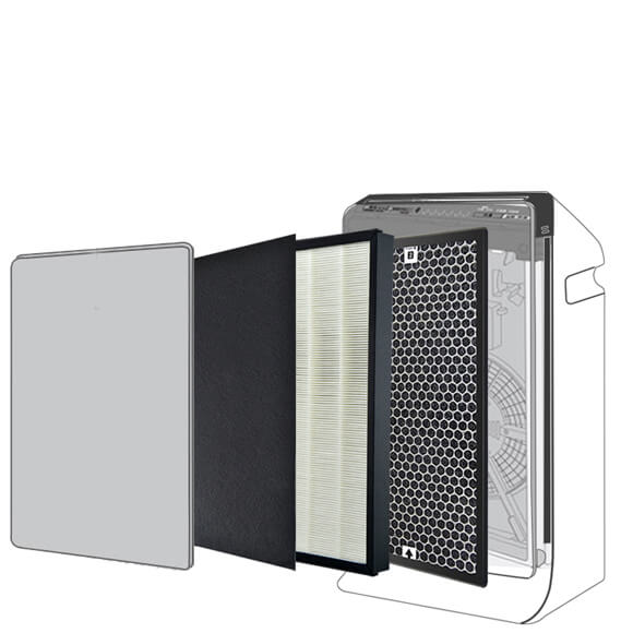 Heap Filter for Panasonic Air Purifier PDF35C, PXF35C, VDG35C, VXG35C, JXH35C, PDJ35C