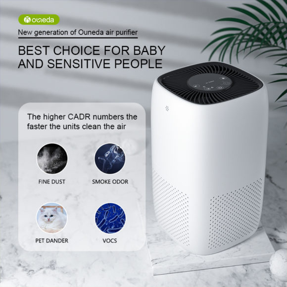 OUNEDA Air Purifier for home, HEPA Filter for Allergies and Pets, Dust, Mold, and Pollen